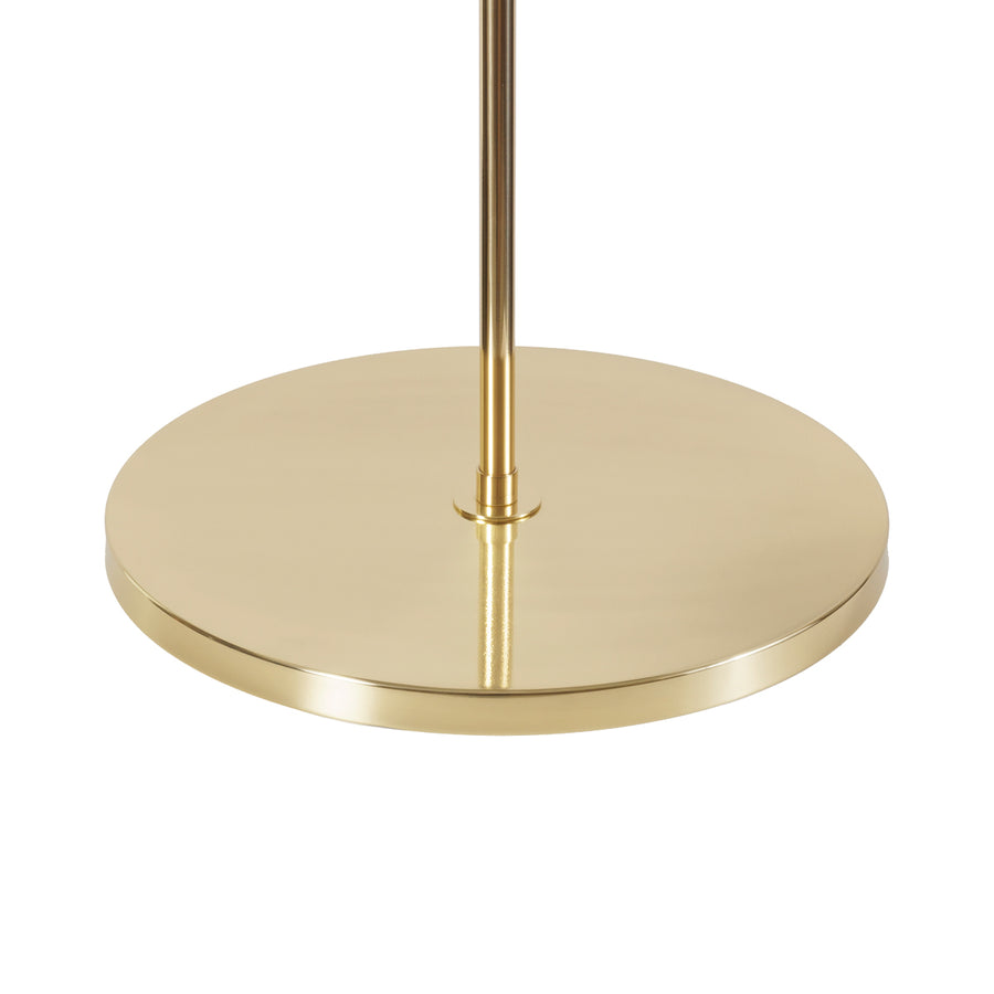 Lampshade AQUARELA polished brass + custom shade