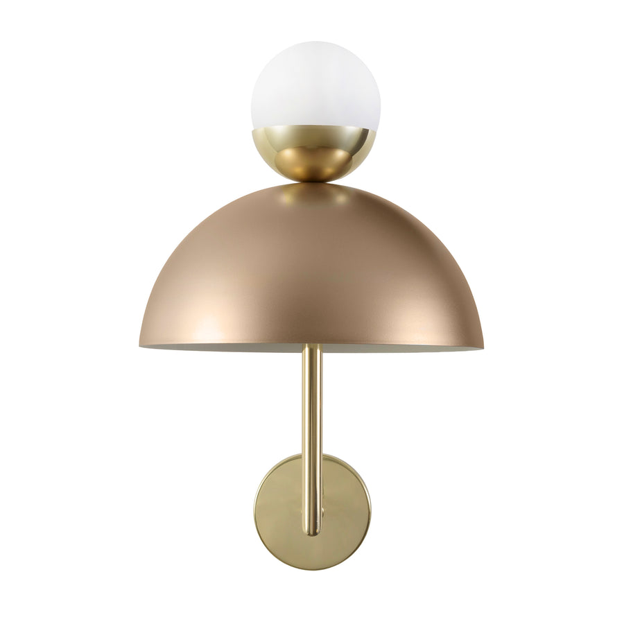 Wall light GUARDA CHUVA oxidized matte brass (grey)
