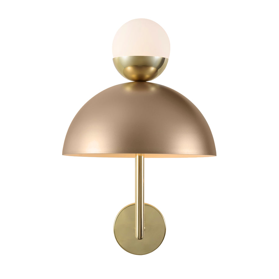 Wall light GUARDA CHUVA oxidized matte brass (grey)