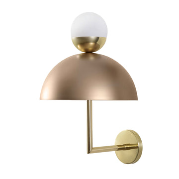 Wall light GUARDA CHUVA oxidized matte brass (grey)