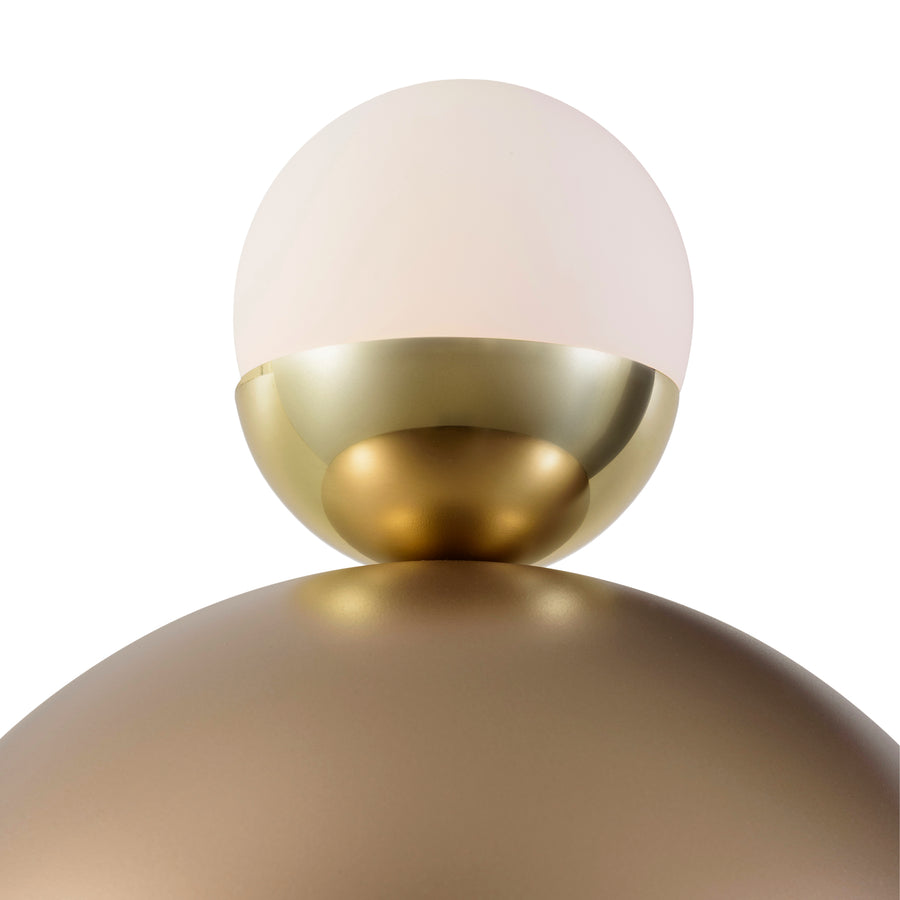 Wall light GUARDA CHUVA oxidized matte brass (grey)