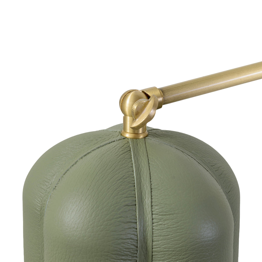 Pendant CARAÍVA double natural woven straw basket and polished brass finish