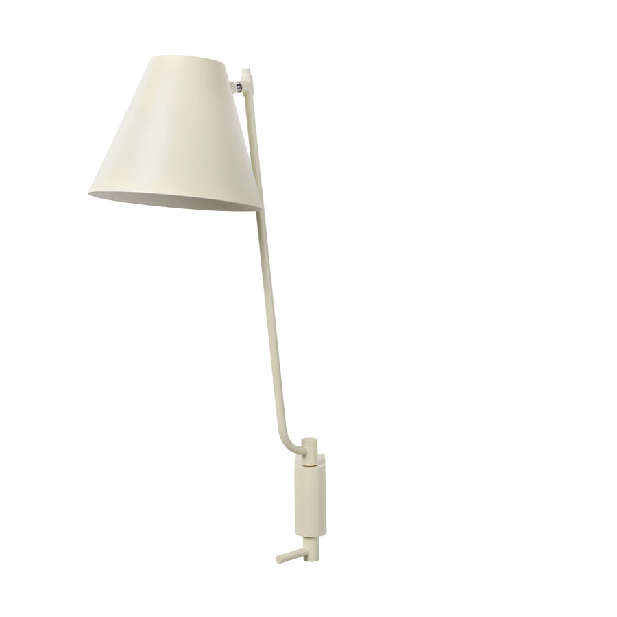 Wall light LEME black microtexture shade + matte brushed brass base and stem