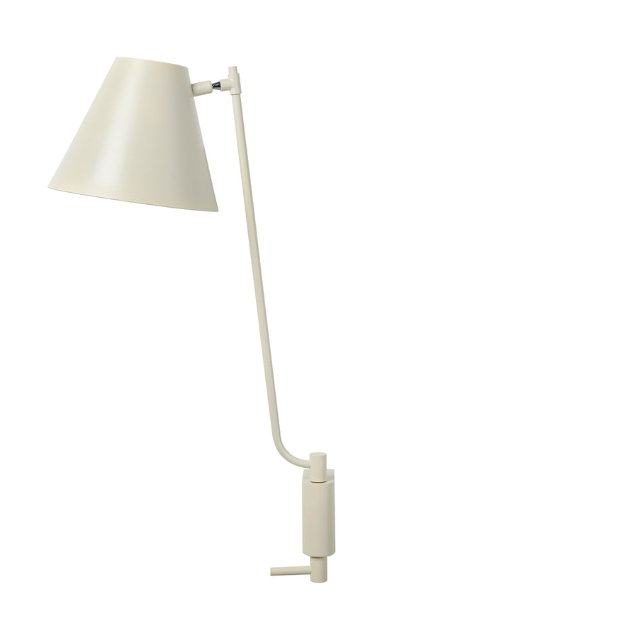 Wall light LEME black microtexture shade + matte brushed brass base and stem