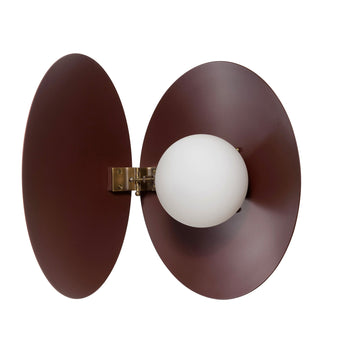Wall light OSTRA black microtexture