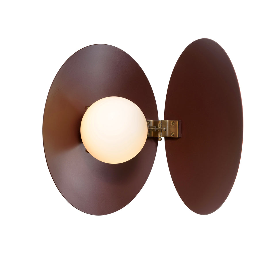 Wall light OSTRA black microtexture