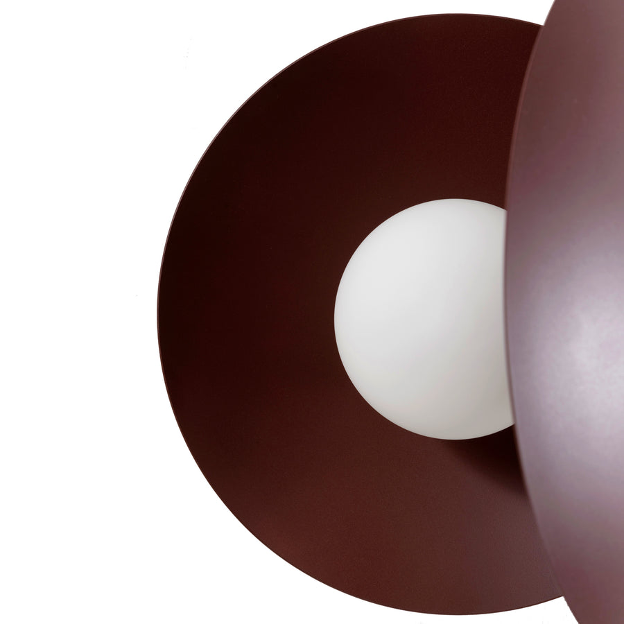 Wall light OSTRA black microtexture