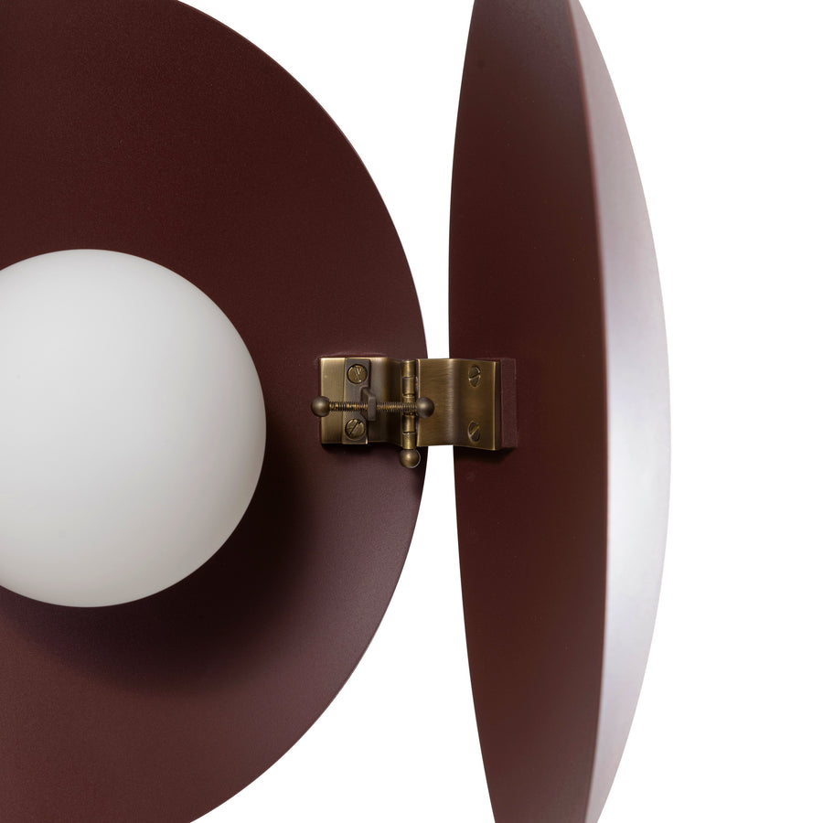 Wall light OSTRA black microtexture