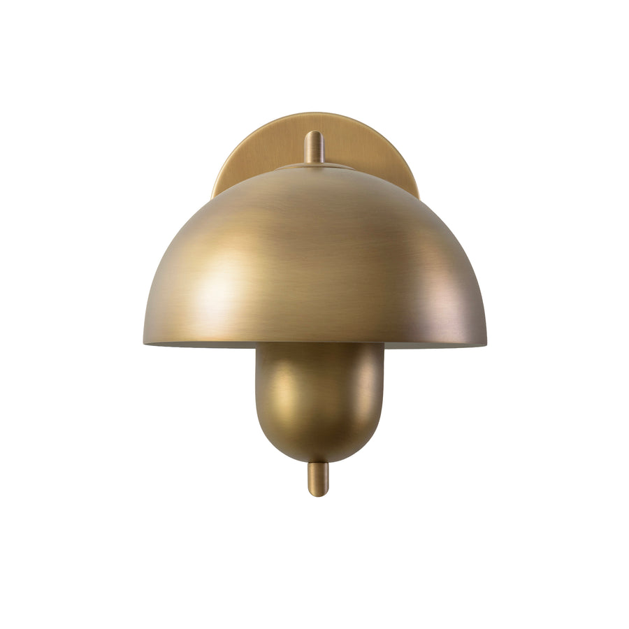 Arandela SATÉLITE latão marrom oxidado fosco