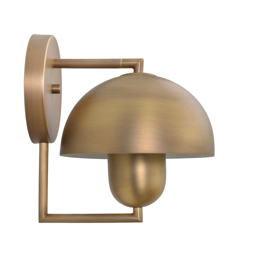 Arandela SATÉLITE latão marrom oxidado fosco