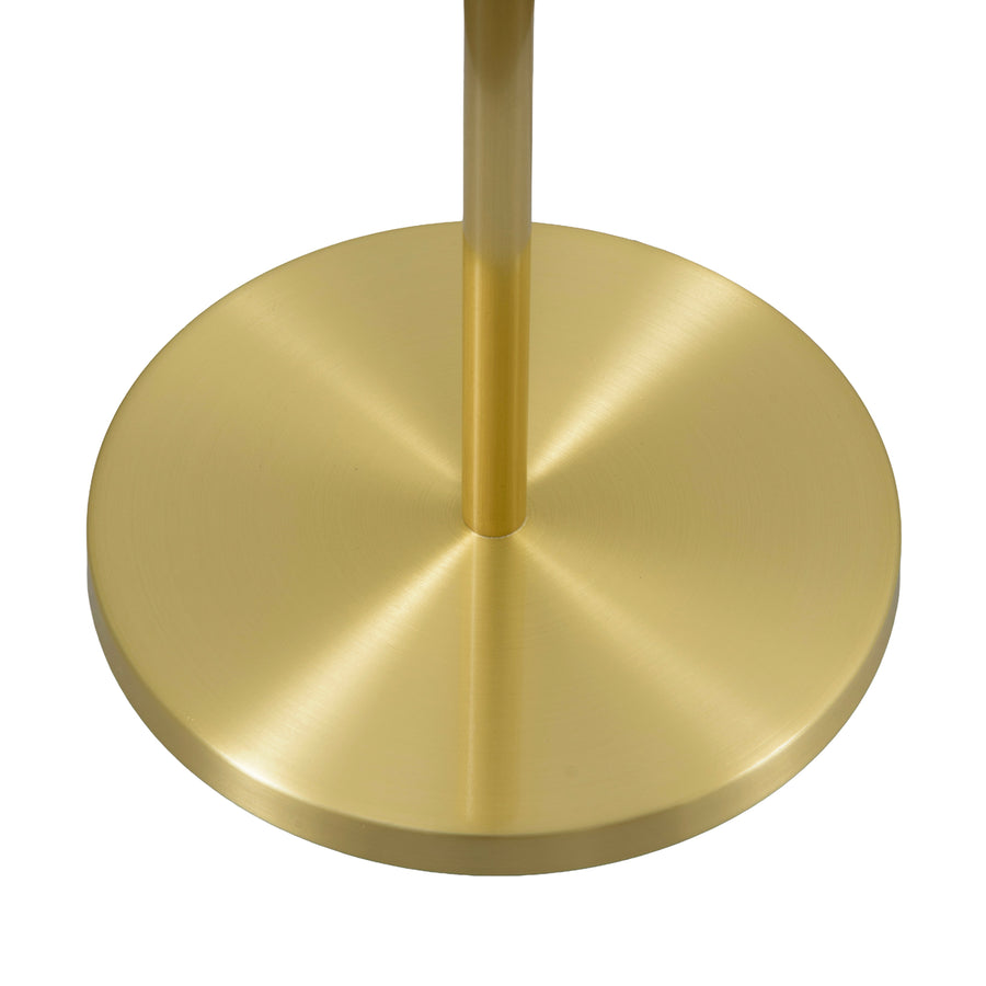 Pendant CARAÍVA double natural woven straw basket and polished brass finish