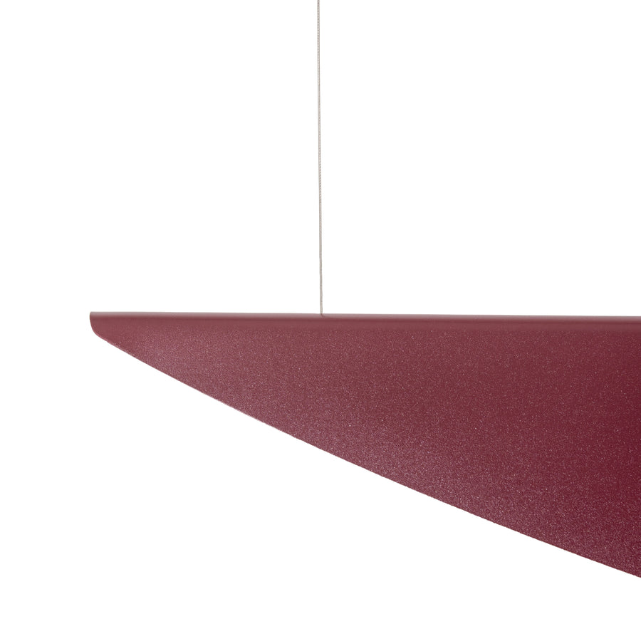 Pendente ASA microtextura vinho