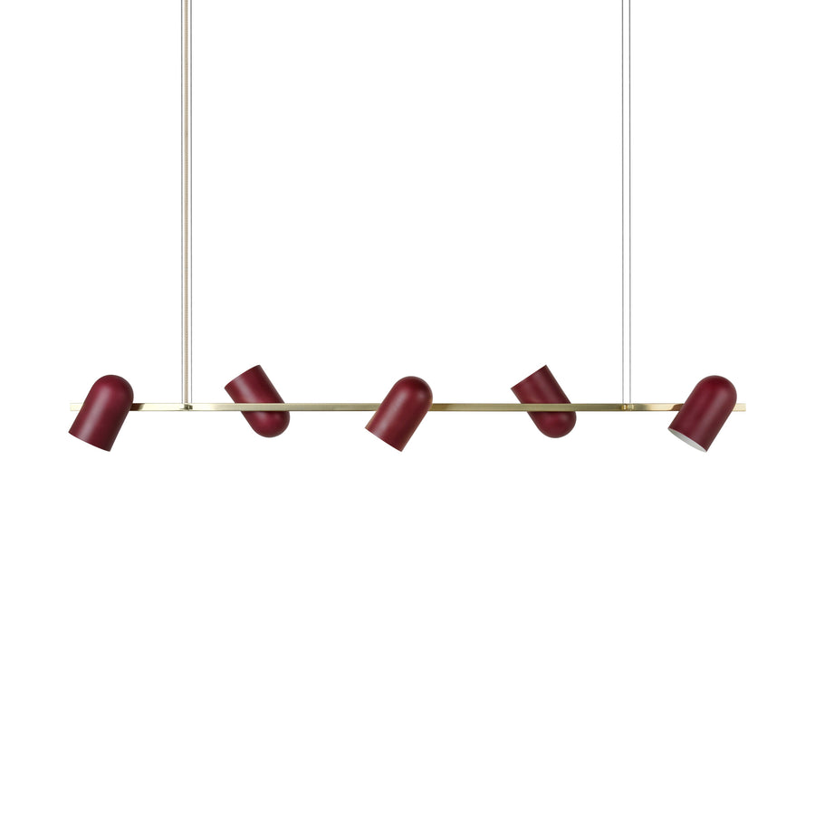 Pendant PASSARINHO 05 ruby microtexture shades