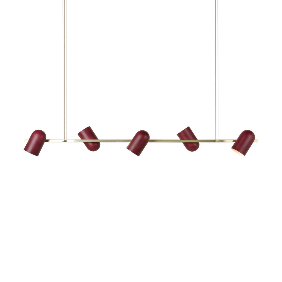 Pendant PASSARINHO 05 ruby microtexture shades