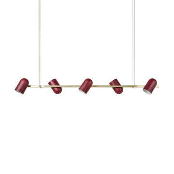 Pendant PASSARINHO 05 ruby microtexture shades