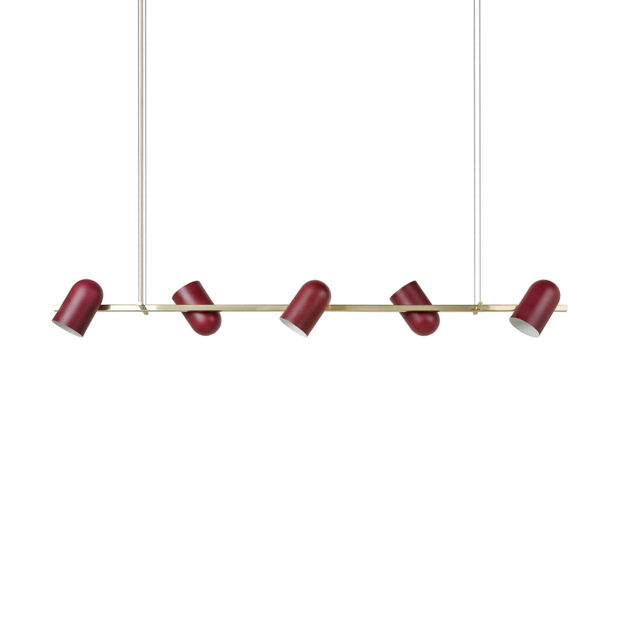 Pendant PASSARINHO 05 ruby microtexture shades