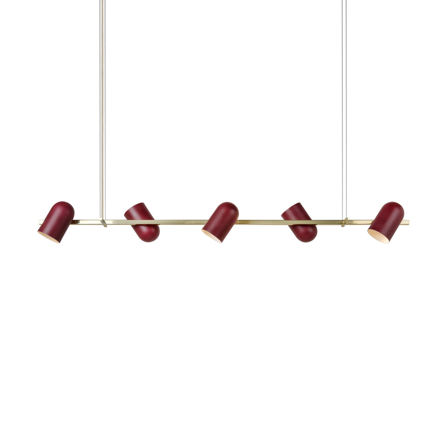 Pendant PASSARINHO 05 ruby microtexture shades