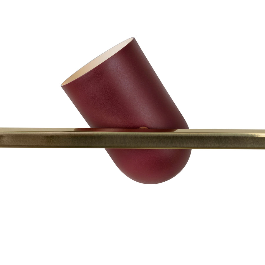 Pendant PASSARINHO 05 ruby microtexture shades