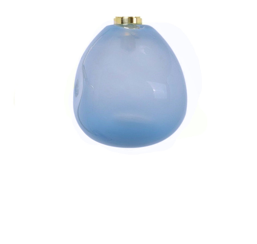 vidro azul leitoso CIPÓ lustre