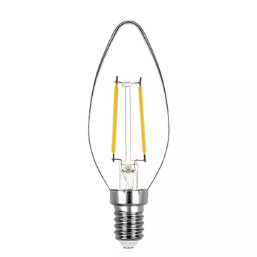 Vela lisa filamento 2W