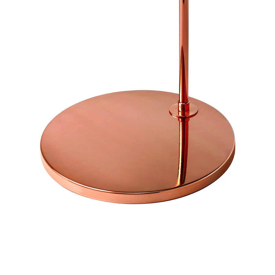 Lampshade BOTANIQUE polished copper + acrylic petals