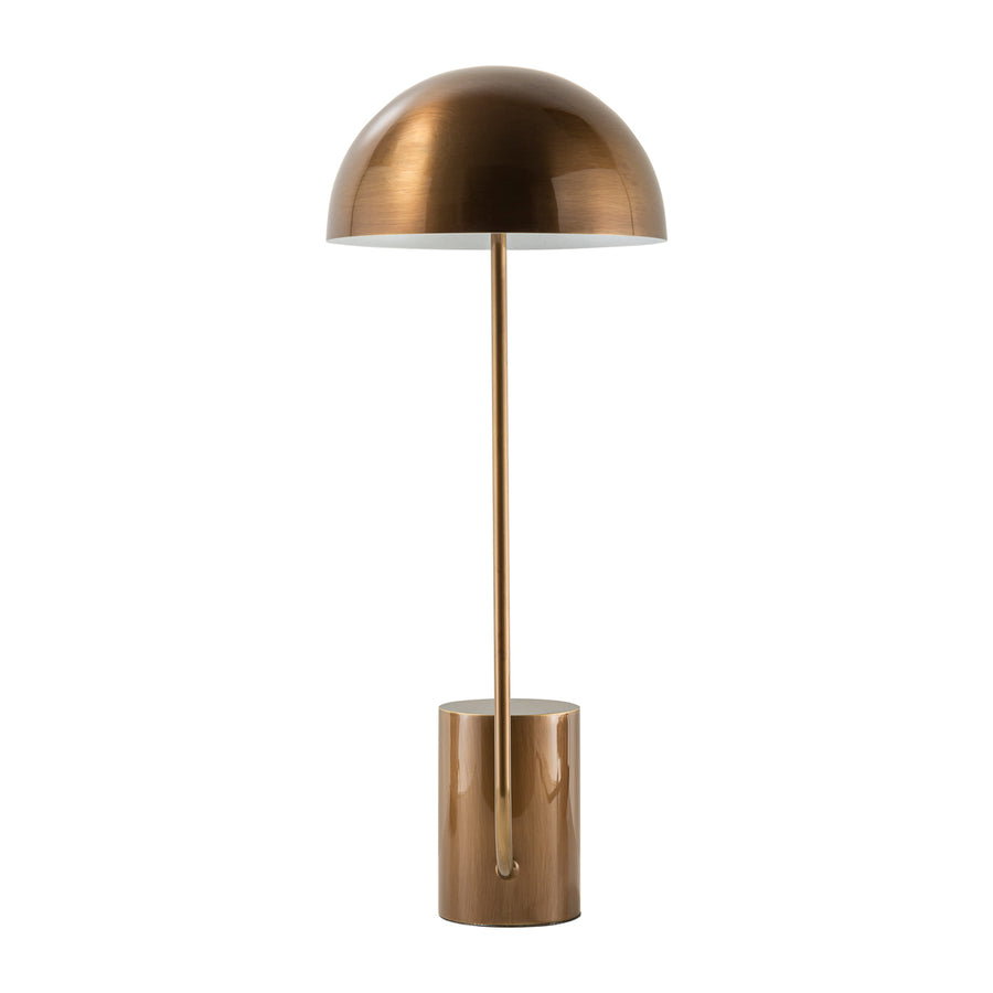 Lampshade COGUMELO M all shine oxidized brass (brown) – Itens Collections