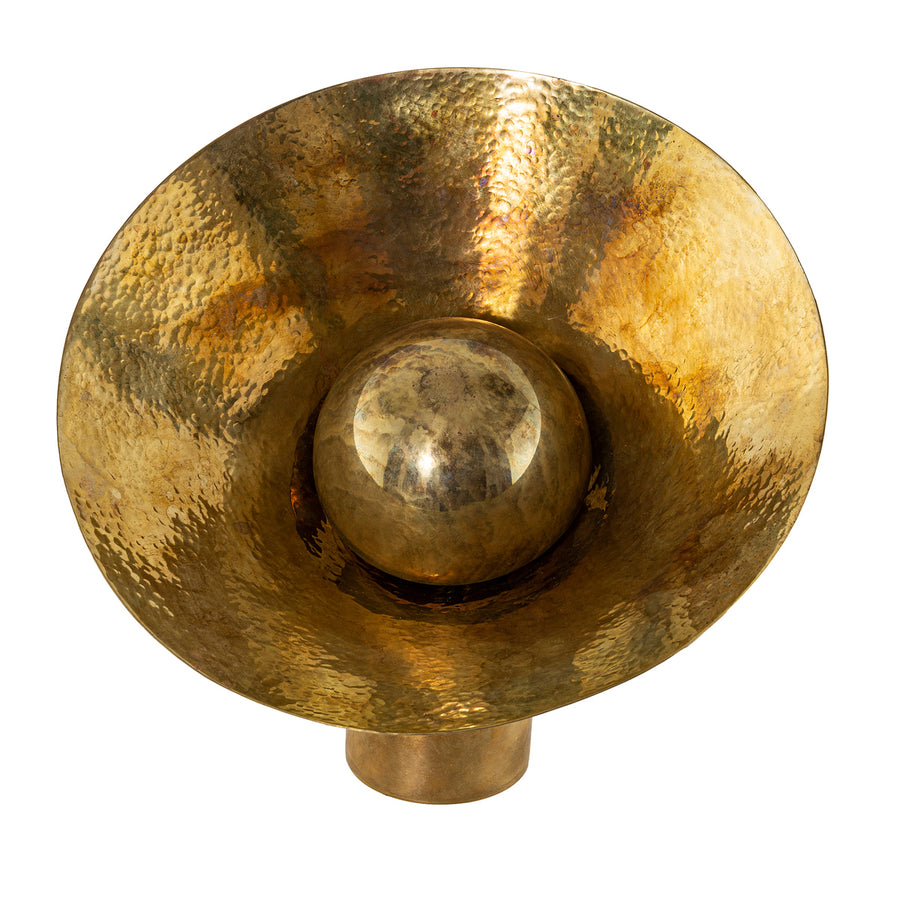 Lampshade GIRASSOL natural polished brass