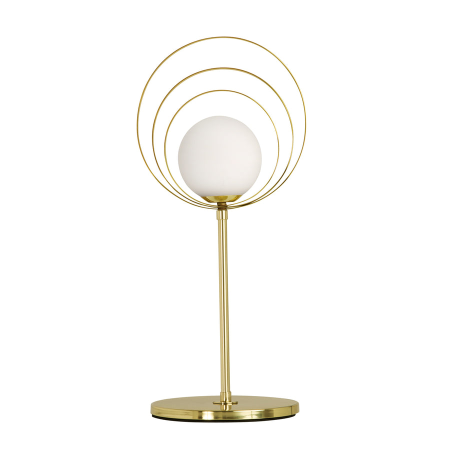 Lampshde CÍRCULO high, 01 polished brass globe