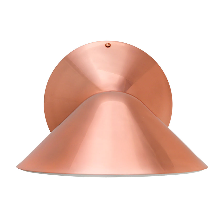Wall light INVERSA polished copper